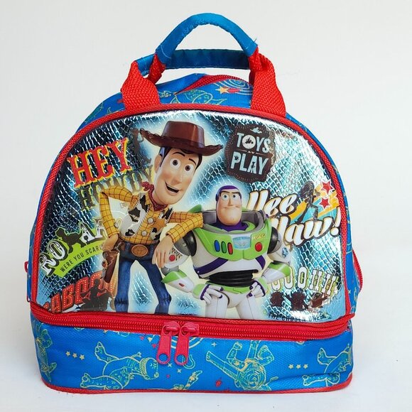 FUN TOY STORY 4 LUNCH BAG Kids Lunch Sack DISNEY PIXAR Buzz Woody - Picture 1 of 10
